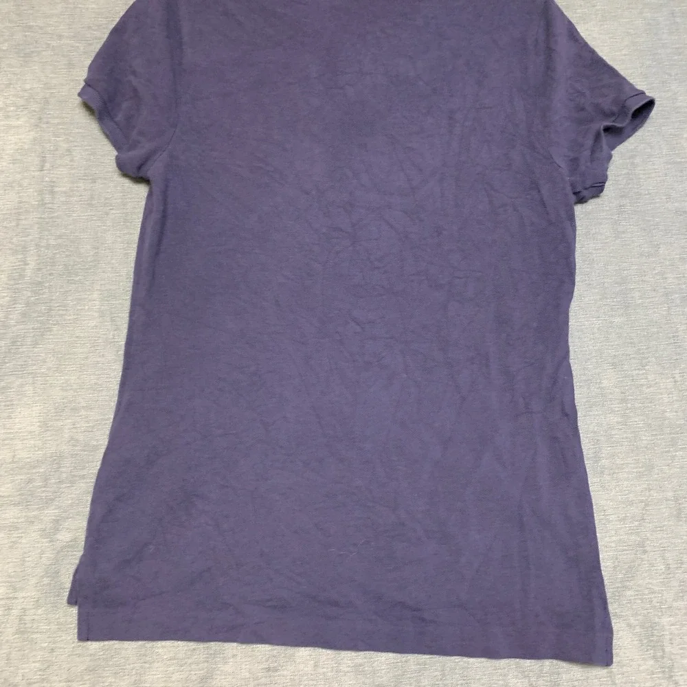 Polo Ralph Lauren Shirt Mens Small Blue Hi Lo Hem Performance Golf Skinny Fit